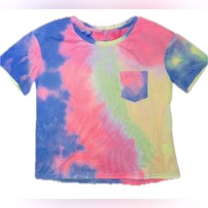 Size L Super Soft Tie Dye Tee with Frocket